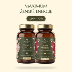 Balíček Maximum ženské energie - Female Signature a Desire Within od Naturally Better