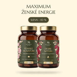 Balíček Maximum ženské energie - Female Signature a Desire Within od Naturally Better
